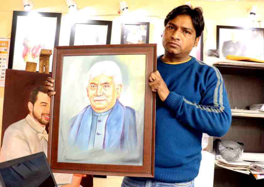pencil portrait, portrait art, sketch artist in Noida